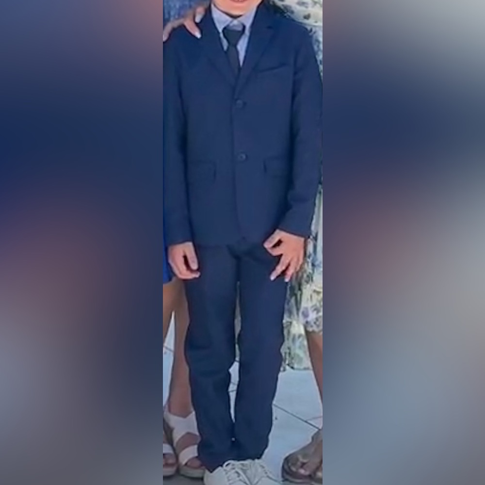 Zara Boys Navy Suit